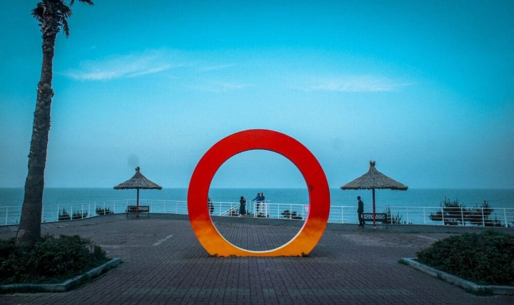 sunrise garden at the suncruise resort on jeongdongjin beach