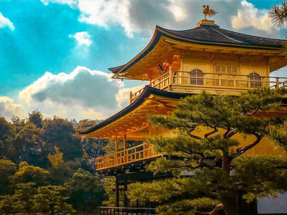 Magic Hour at Kinkakuji Temple, the Golden Pavilion in Kyoto 2 golden pavilion kyoto