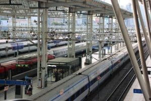 Mancheonha Skywalk | The Spectacular Danyang Landmark with 3 Soaring Wings 10 KTX train