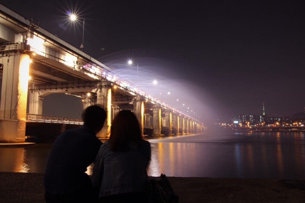 Banpo Bridge, banpo hangang park seoul