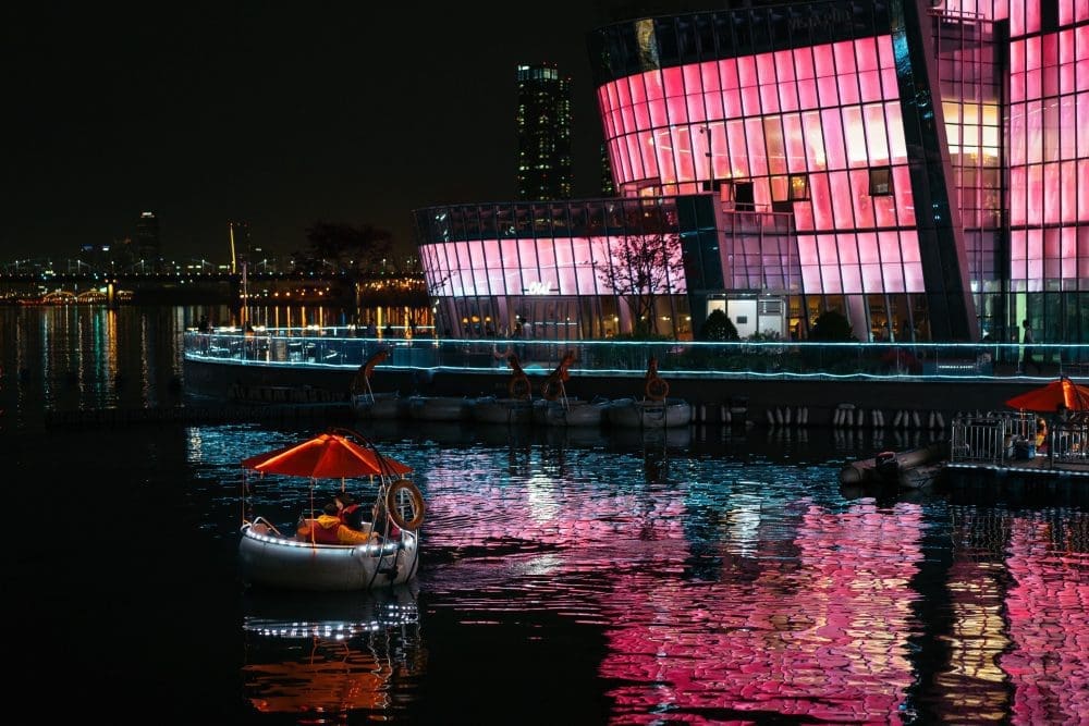 Seoul at Night | 29 Amazing Things for Insomniacs to do After Dark 31 Seoul at night | Some Sevit at Banpo Hangang Park