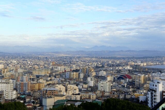 the cityscape of durres albania