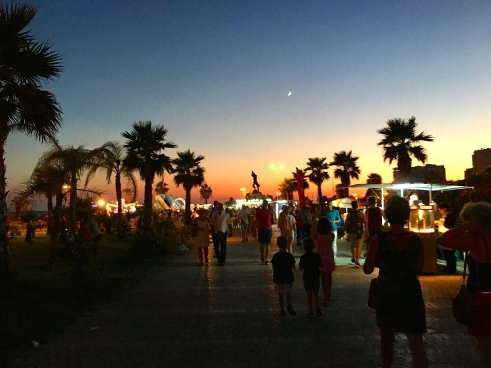 things to do in durres, albania, walk on the promenade by the sea
