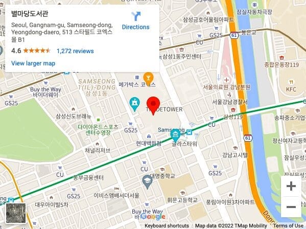 Starfield Library | These Spectacular Libraries in Seoul and Suwon will Blow Your Mind 6 starfield library map