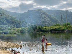 summer in Kore | camping in korea near wonju