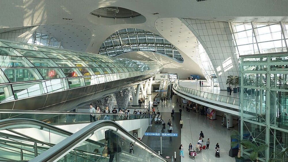 incheon airport to myeongdong via AREX train