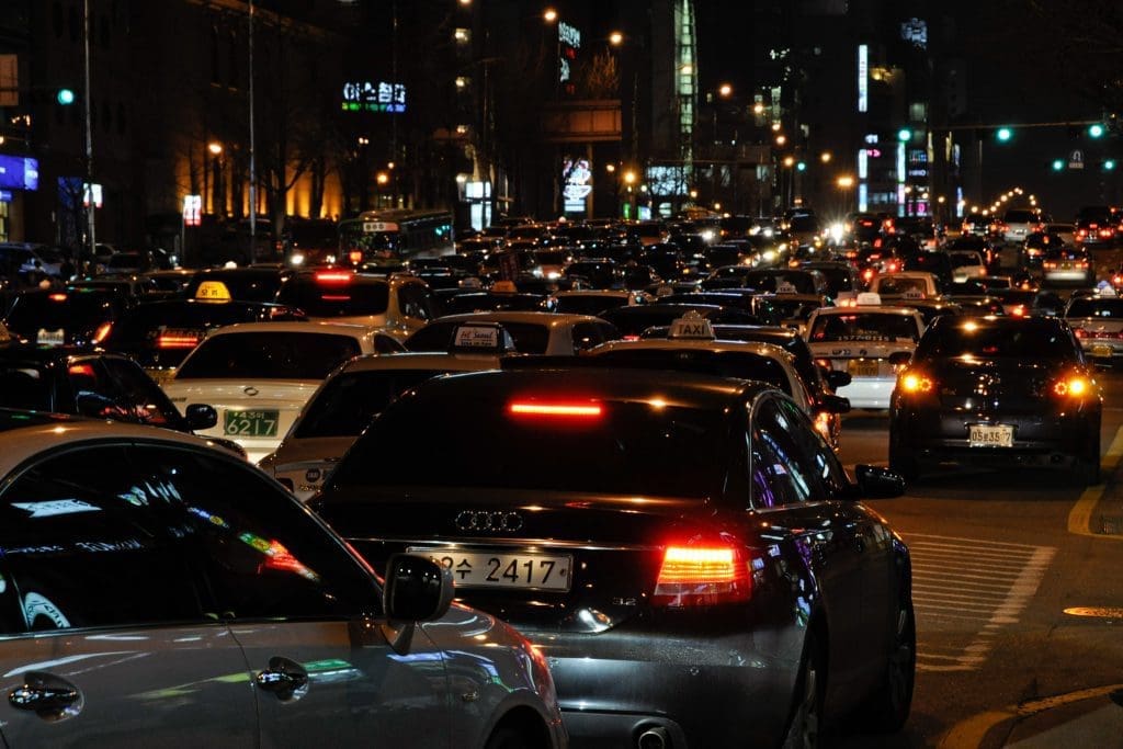 chuseok in seoul | traffic jams