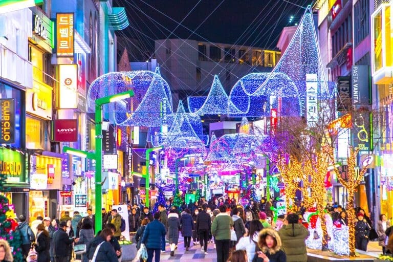 christmas in busan korea