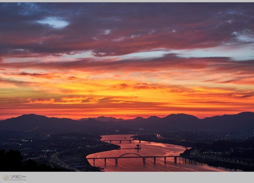korea in december | achansan sunrise