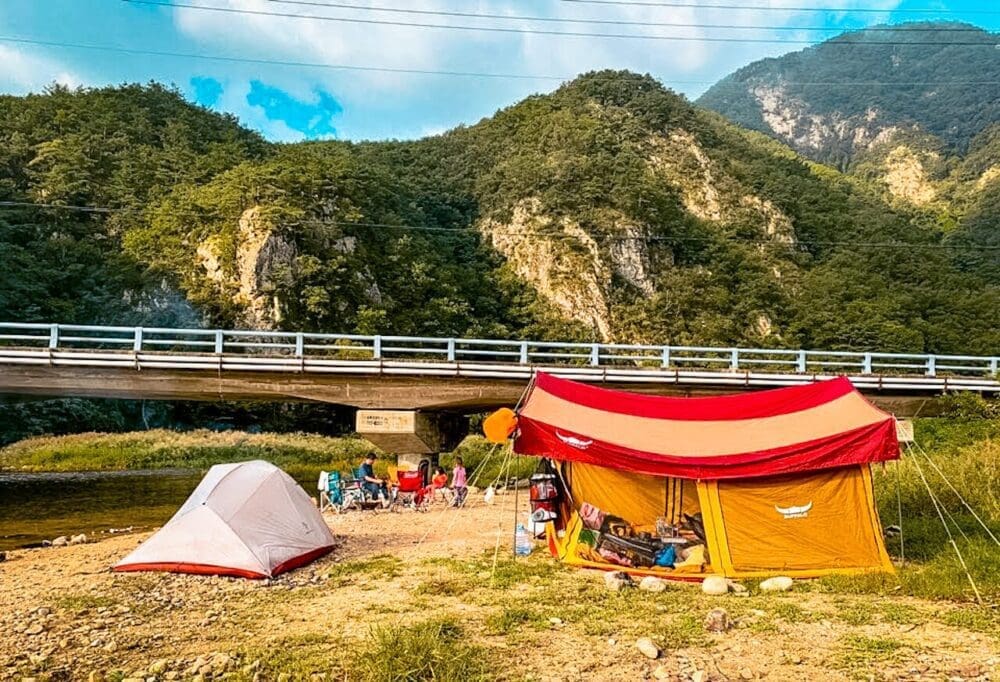 summer in korea | camping