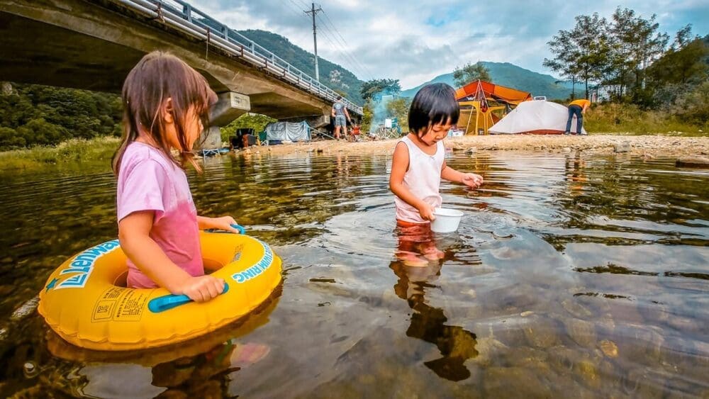 summer in korea | camping