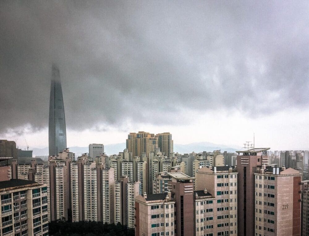 summer in korea | cloudy skies