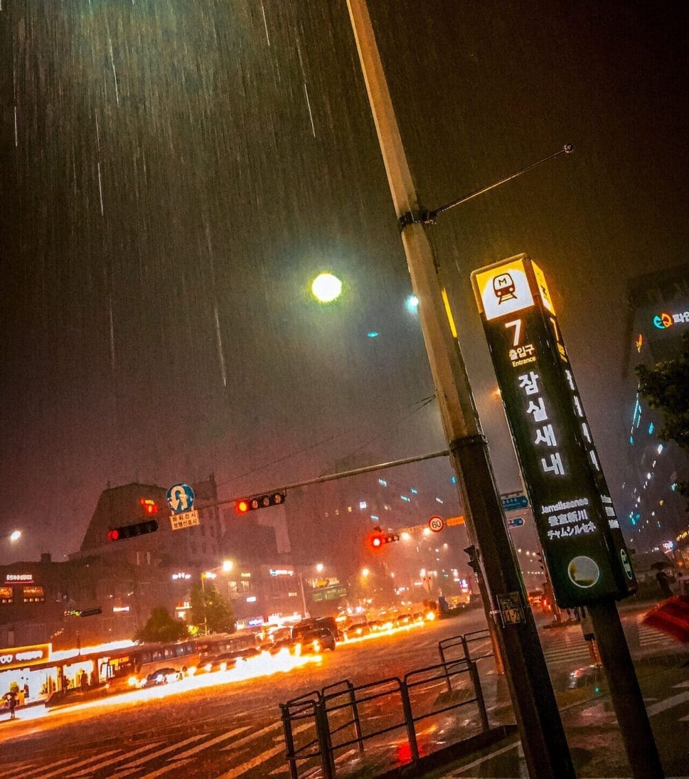 summer in korea | rainfall