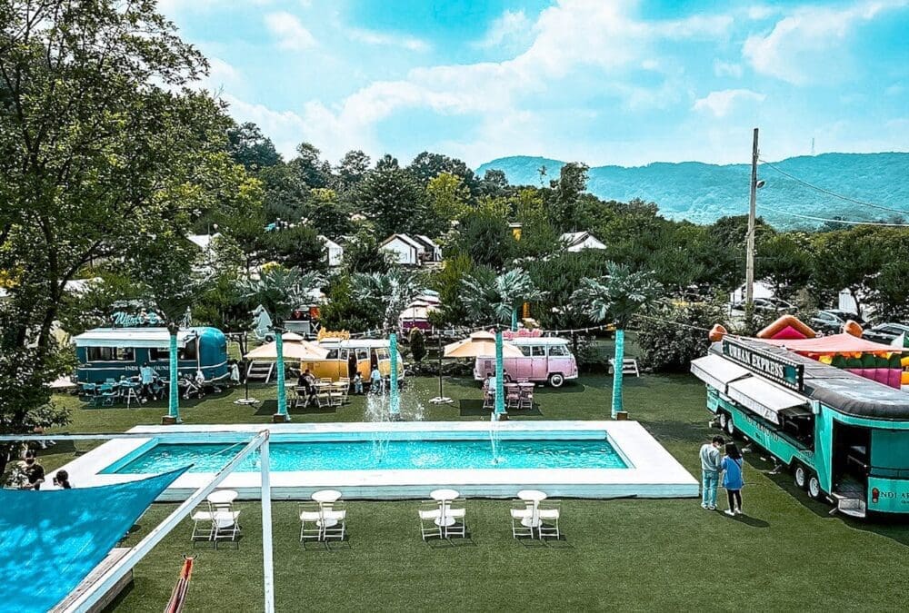 summer in korea | glamping