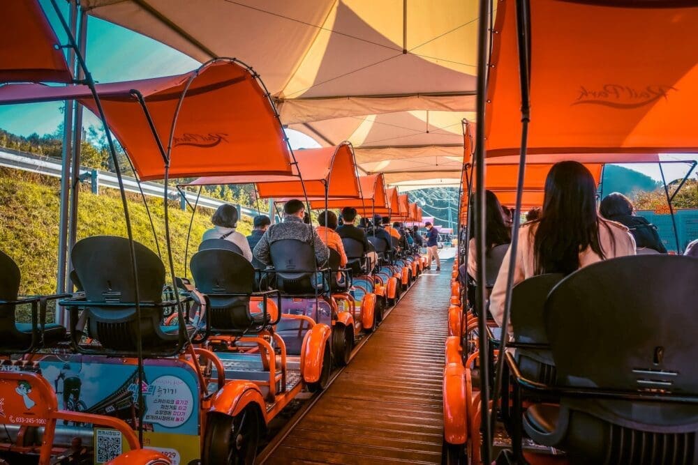 How to Book the Unforgettable Gangchon Rail Bike 11 rail bikes at gangchon rail park