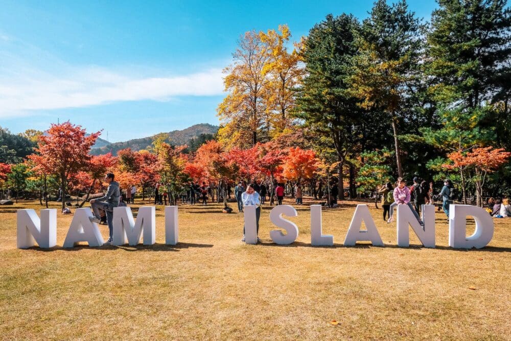 korea in autumn | nami island