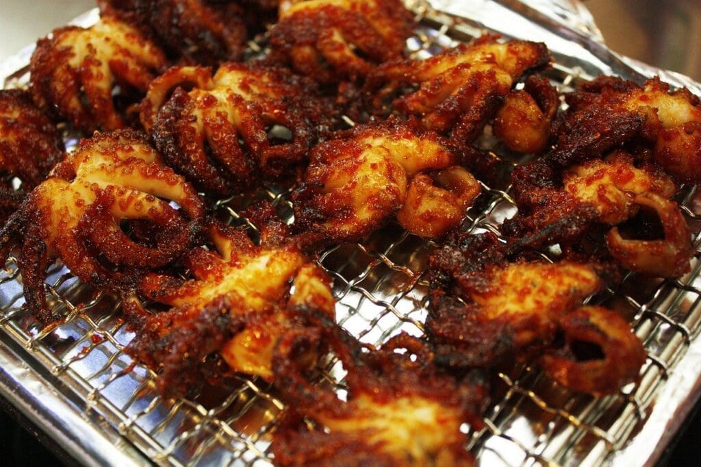 what to eat in seoul | jjukkumi on the grill