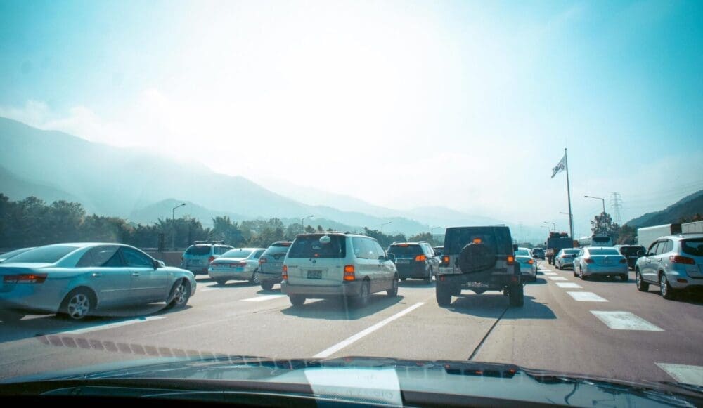 summer traffic korea