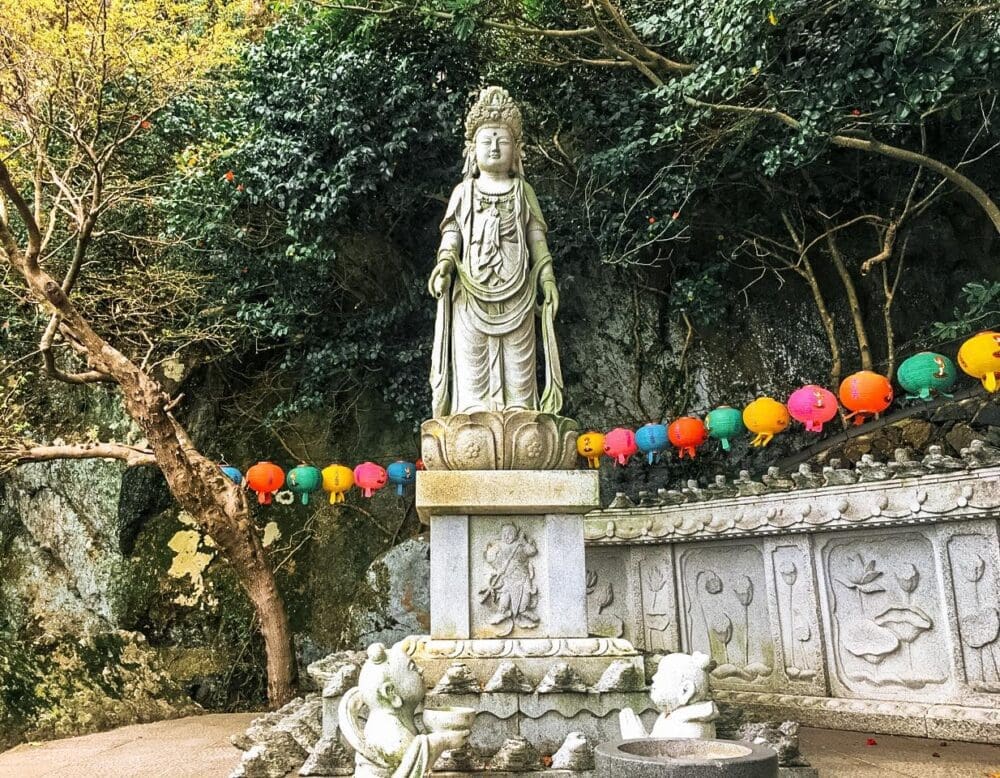 향일암 여수 in spring