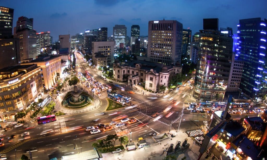 new year's eve in seoul | myeongdong