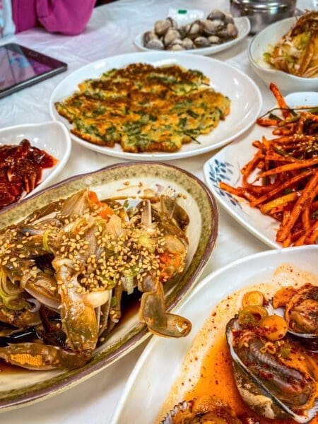 autumn in korea | ganjang gejang