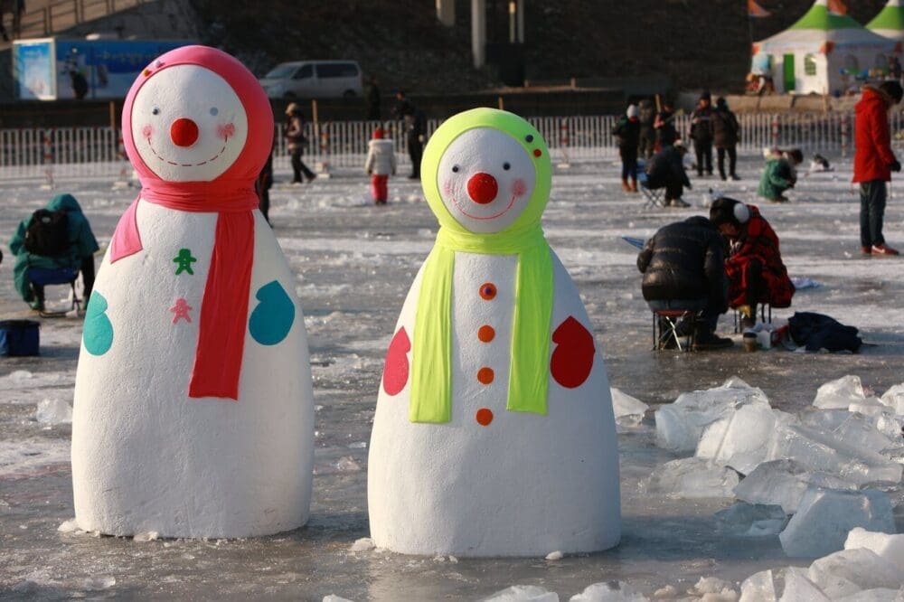 korea in december | ice fishing