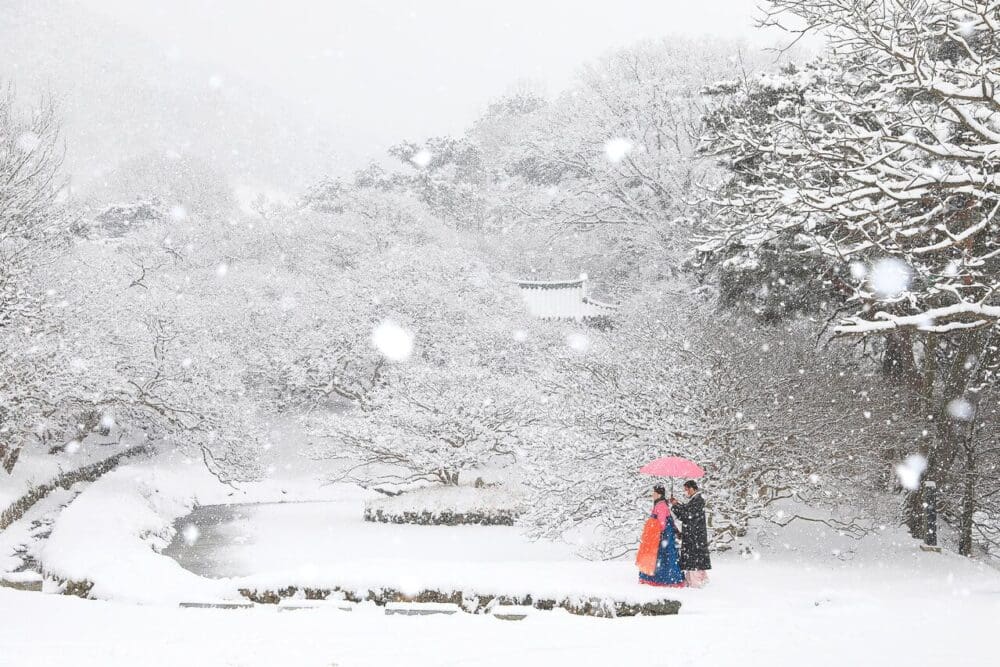 korea in december | myeongokheon pavilion