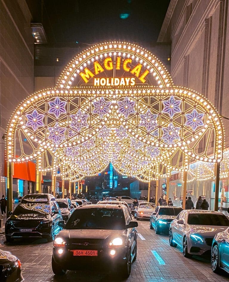 korea in december | myeongdong