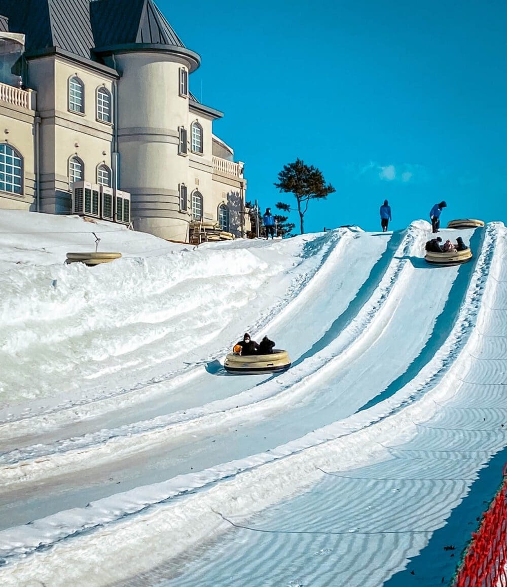 tornado sled at vivaldi park snowyland