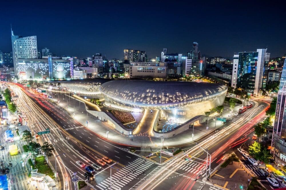 dongdaemun design plaza | ddp seoul at night