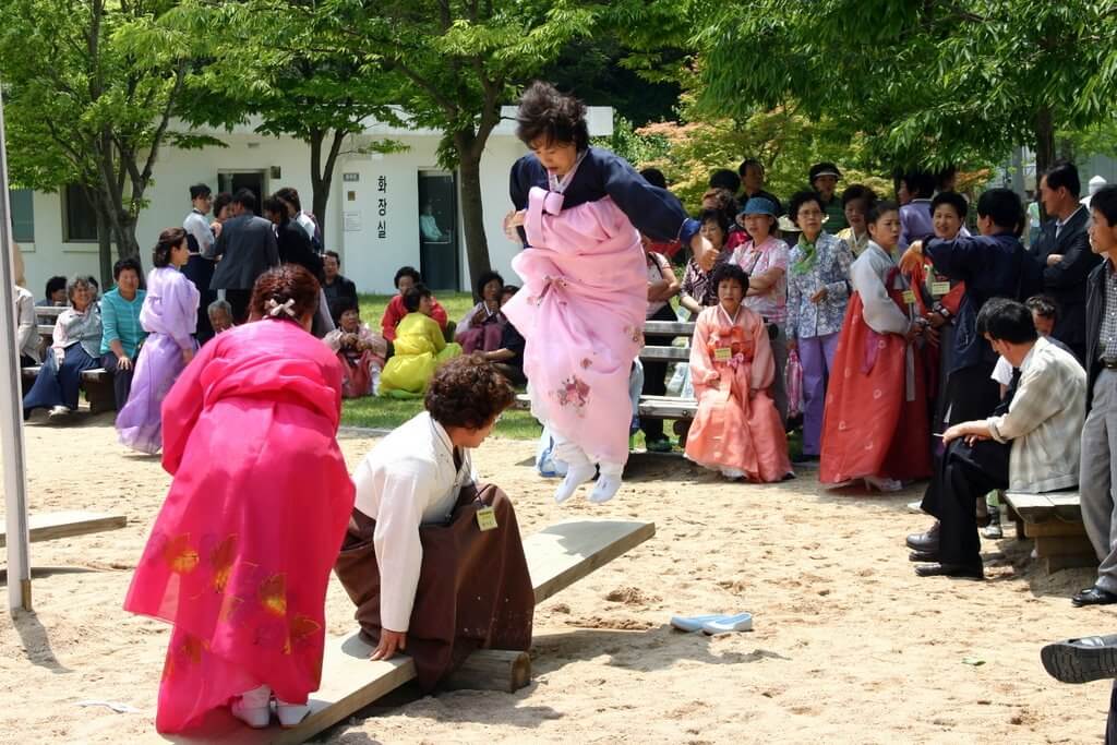 seollal | Neolttwigi or Korean seesaw