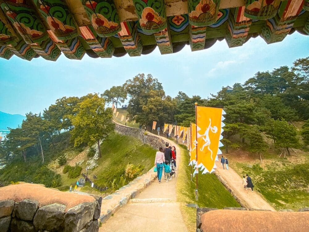 How to Visit Asan Ginkgo Tree Road and its 350 Magnificent Ginkgo Trees 6 gongju korea | gongsanseong fortress