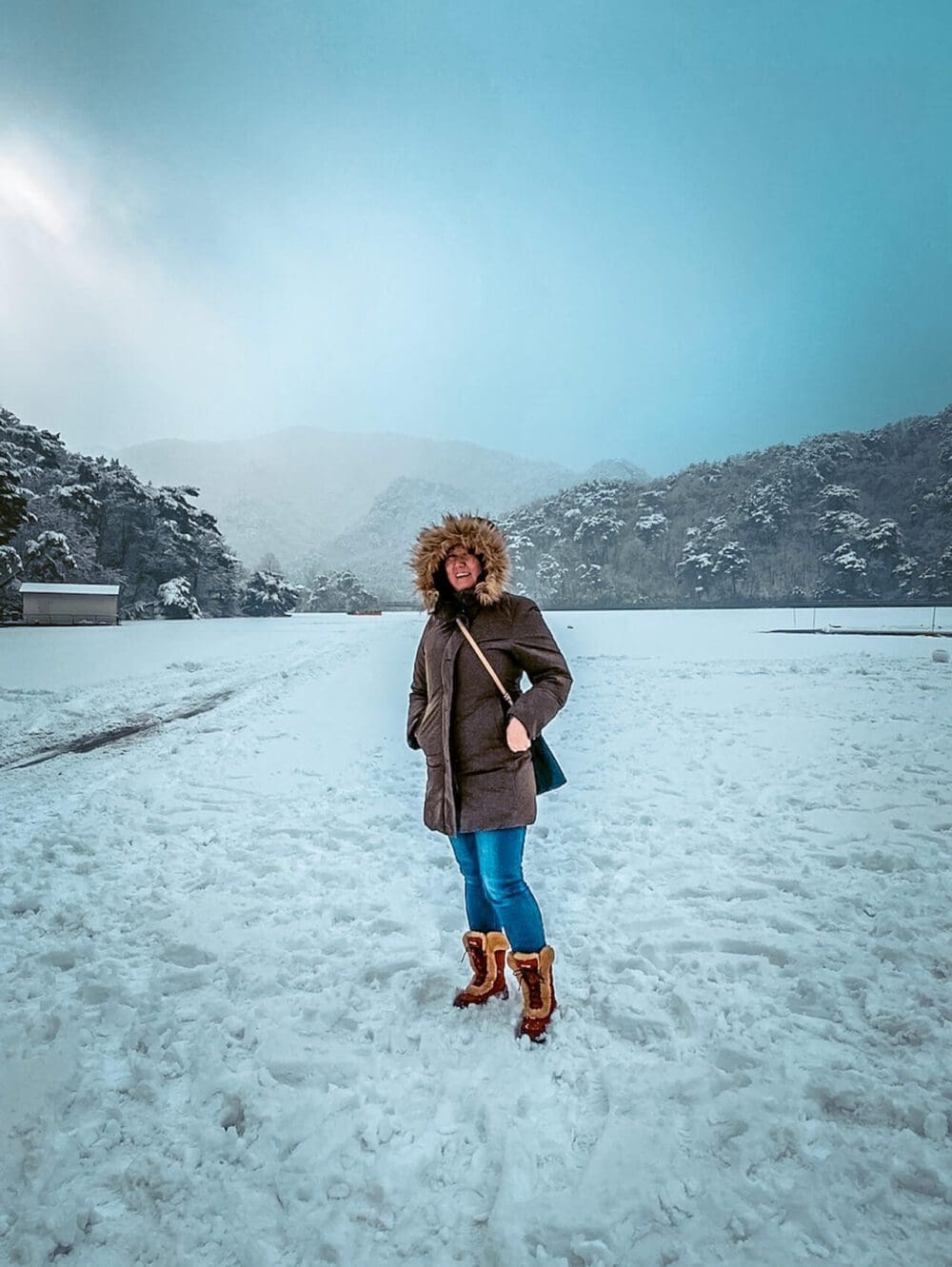 sanjeong lake sledding festival