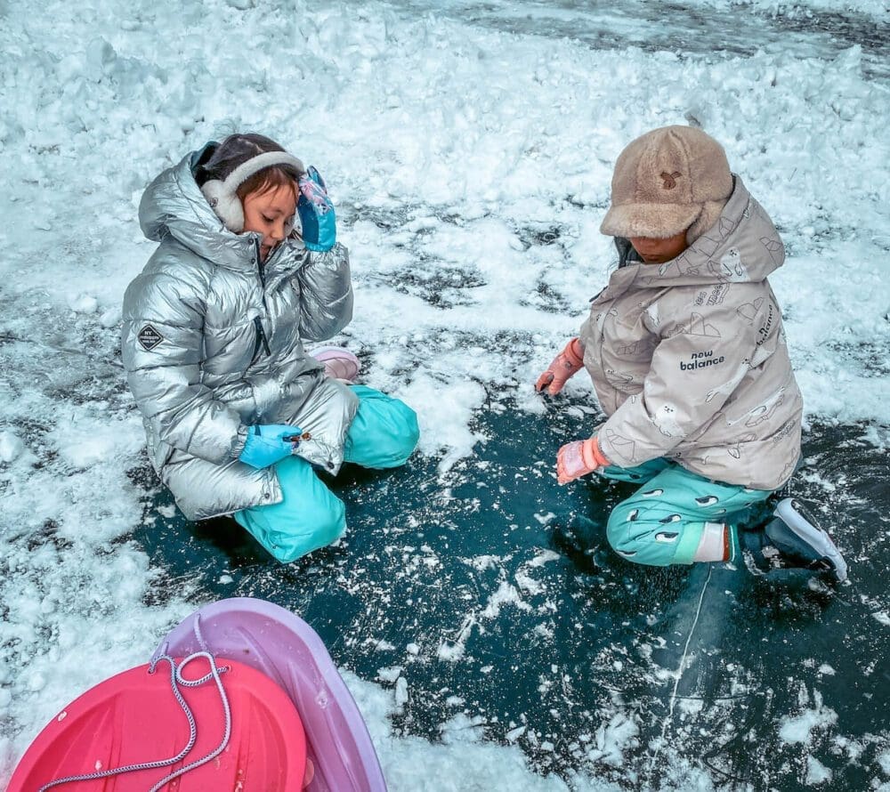 sanjeong lake sledding festival
