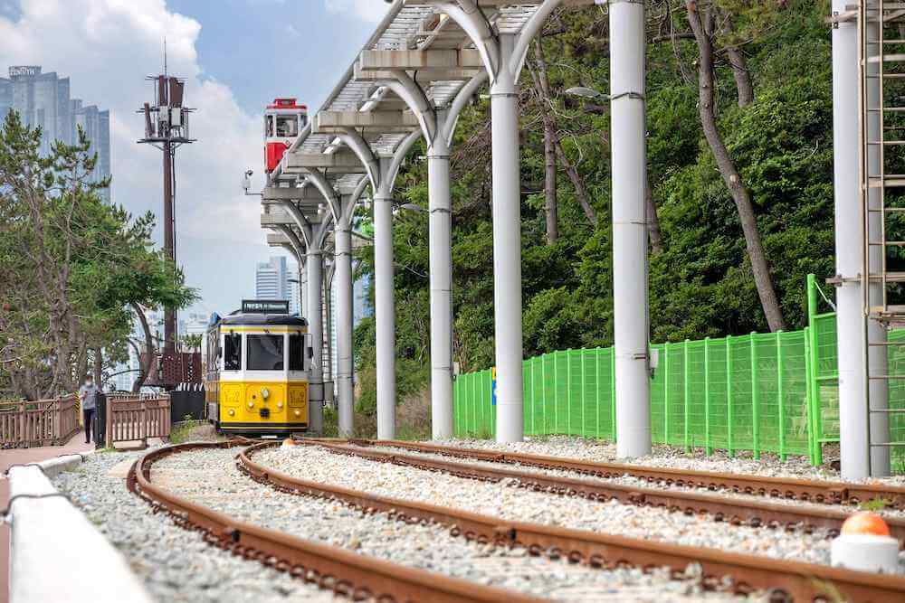 How to Book the Adorable Sky Capsule Busan at Haeundae Blueline Park | Review + 5 Personal Tips 24 haeundae beach train at blueline park in busan