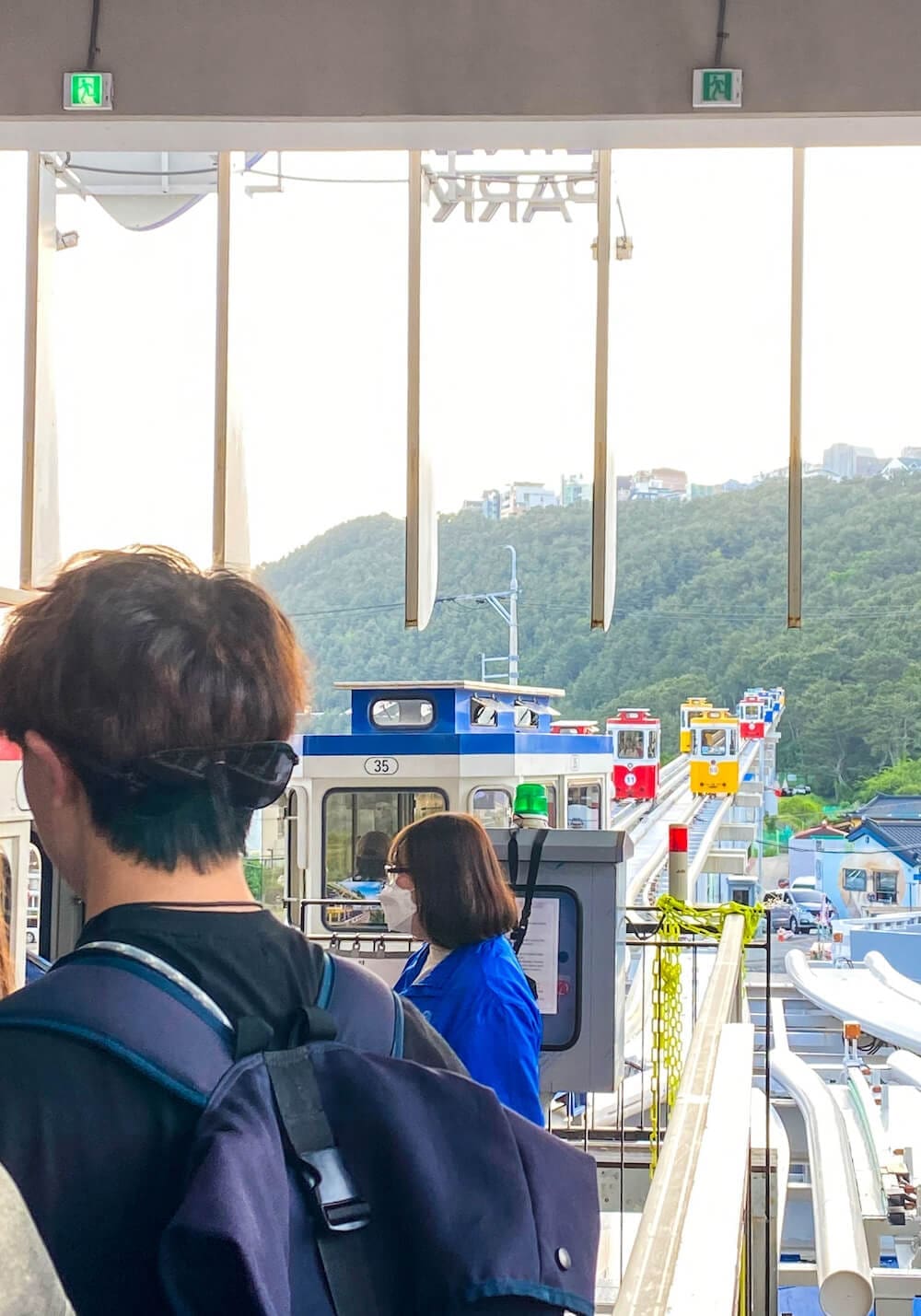 How to Book the Adorable Sky Capsule Busan at Haeundae Blueline Park | Review + 5 Personal Tips 19 cheongsapo station | sky capsule busan