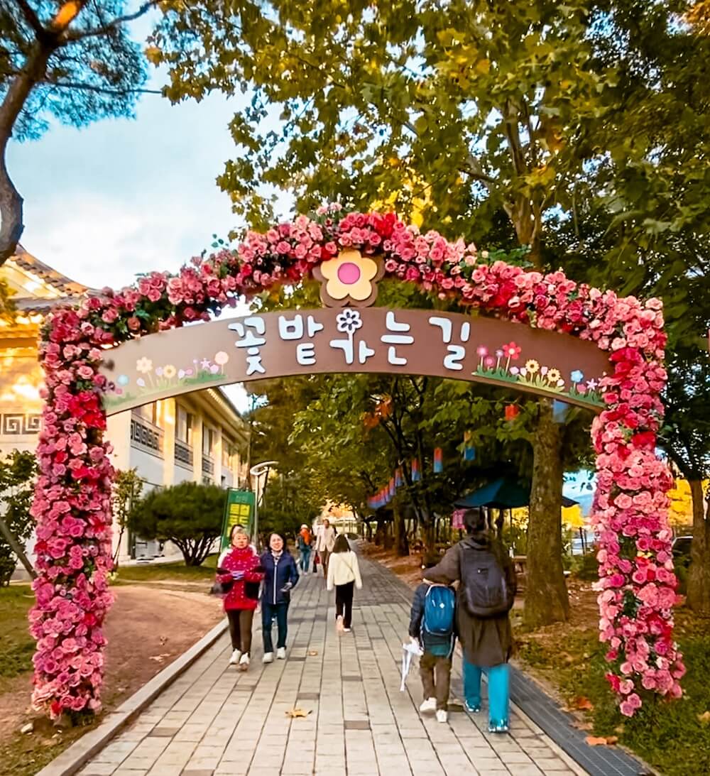 goseokjeong flower garden in cheorwon