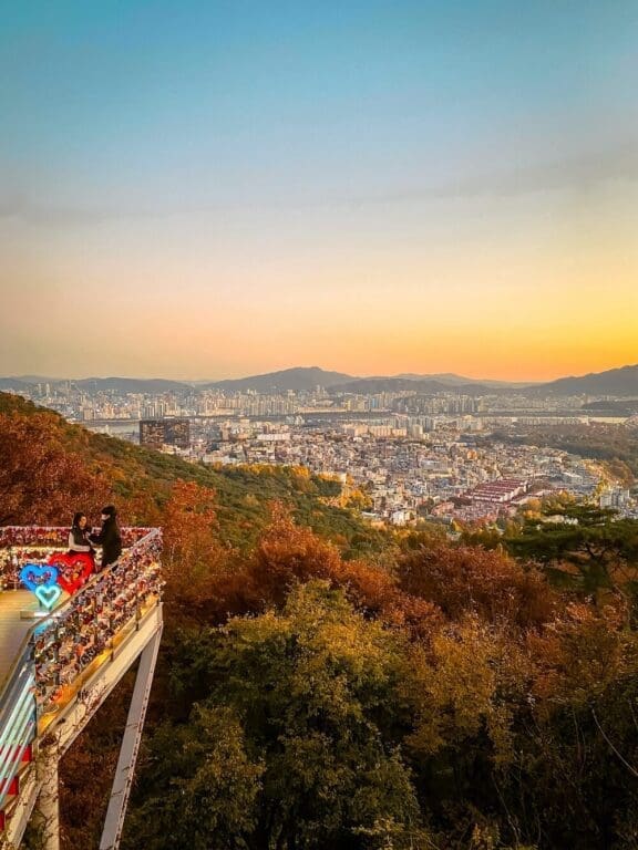 one day in seoul | view from namsan